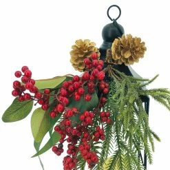 Hot Sale 😉 17" Berry & Pinecone Tabletop Lantern by Ashland® 🤩 -Christmas Shop 10699726 4 1