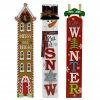 Outlet 👏 Assorted Wood Winter Door Greeter by Ashland® 🧨 -Christmas Shop 10699731 1