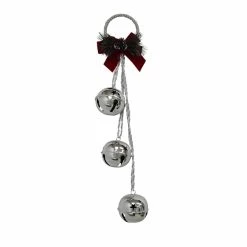 Best Pirce 👏 24" Shiny Silver 3 Bell Door Hanger by Ashland® ❤️