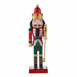 Flash Sale 🧨 10" Red & Gold Soldier Collectible Nutcracker by Ashland® 🎁