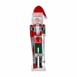 Deals 🥰 16" Santa Skier Collectible Nutcracker by Ashland® 🌟