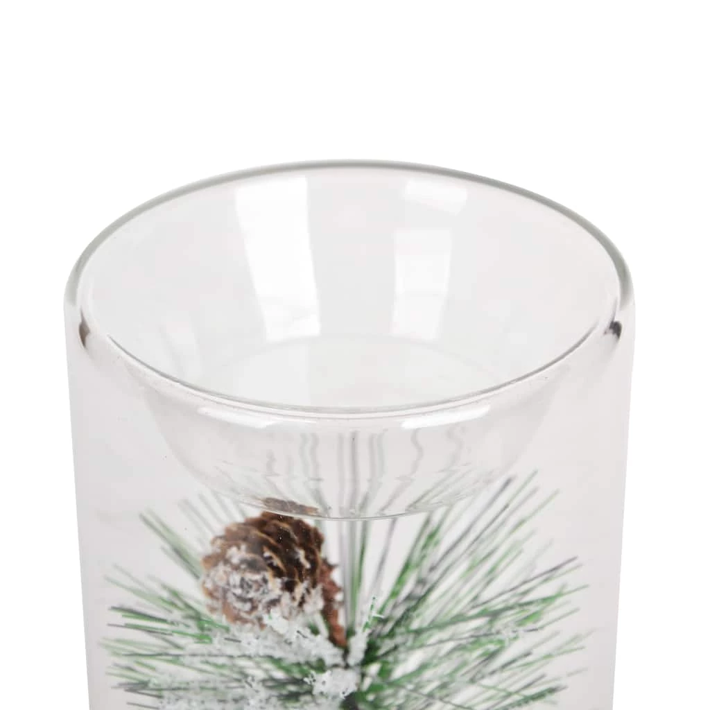 Hot Sale π 8" Pine Leaf Glass Tealights Holder by Ashland® π 6 Hot Sale π 8" Pine Leaf Glass Tealights Holder by Ashland® π - Image 4
