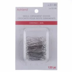 Hot Sale ✔️ 1.5" Silver Ornament Hooks by Ashland® ❤️