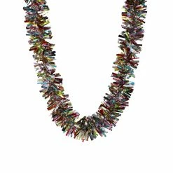 Budget ⭐ 12ft. Multicolored Tinsel Garland by Ashland® 🎉 -Christmas Shop 10699941 2