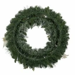Budget π 30" Flocked Pine, Poinsettia, Ornament & Fern Wreath by Ashland® π 7 Budget π 30" Flocked Pine, Poinsettia, Ornament & Fern Wreath by Ashland® π -Christmas Shop 10699971 3