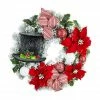 Best reviews of 🤩 26" Snowman Hat & Poinsettia Flocked Wreath by Ashland® 👍 -Christmas Shop 10699982 1