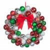 Discount π 23" Multicolored Ball Ornament Wall Wreath by Ashland® π 2 Discount π 23" Multicolored Ball Ornament Wall Wreath by Ashland® π -Christmas Shop 10699986 1