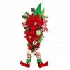 Promo π 28" Poinsettia & Elf Leg Teardrop by Ashland® β 1 Promo π 28" Poinsettia & Elf Leg Teardrop by Ashland® β -Christmas Shop 10699993 1