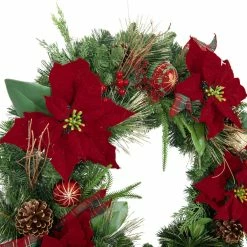 Best Pirce π 30" Poinsettias, Pinecones, Berries & Ornaments Wreath by Ashland® π₯° 6 Best Pirce π 30" Poinsettias, Pinecones, Berries & Ornaments Wreath by Ashland® π₯° -Christmas Shop 10699997 2