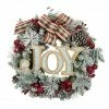 Budget 👍 24" Flocked Joy & Pinecone Wreath by Ashland® ❤️ 2 Budget 👍 24" Flocked Joy & Pinecone Wreath by Ashland® ❤️ -Christmas Shop 10700001 1