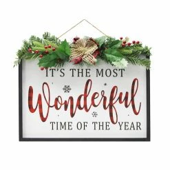 Cheap 🎉 Most Wonderful Time Of The Year Wall Sign by Ashland® 😍