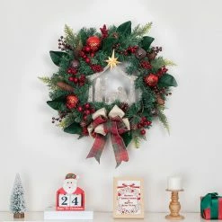 Cheapest β¨ 24" Church & Red Ball Ornament Pine Wreath by Ashland® π 10 Cheapest β¨ 24" Church & Red Ball Ornament Pine Wreath by Ashland® π -Christmas Shop 10700019 4