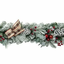 Budget π₯° 6ft. Pinecone Flocked Garland by Ashland® π₯°