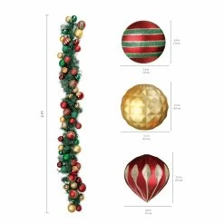 Best reviews of π 72" Red & Green Ornament Garland by Ashland® 𧨠9 Best reviews of π 72" Red & Green Ornament Garland by Ashland® 𧨠-Christmas Shop 10700053 3