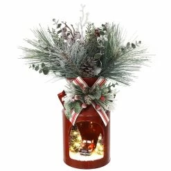 Flash Sale 🎁 20" Tabletop Artificial Pine With Tin Container by Ashland® 🤩 -Christmas Shop 10700063 2