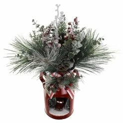 Flash Sale 🎁 20" Tabletop Artificial Pine With Tin Container by Ashland® 🤩 -Christmas Shop 10700063 3