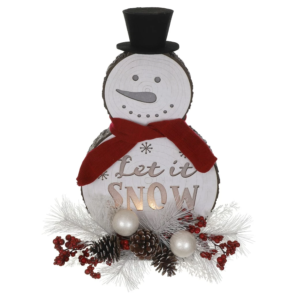 Outlet ✨ Red & White Tabletop Snowman With Pinecones by Ashland® ❤️ 4 Outlet ✨ Red & White Tabletop Snowman With Pinecones by Ashland® ❤️ - Image 2