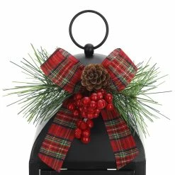 Hot Sale ⌛ 12" Black Metal Lantern With LED Lights by Ashland® 🔔 -Christmas Shop 10700071 3