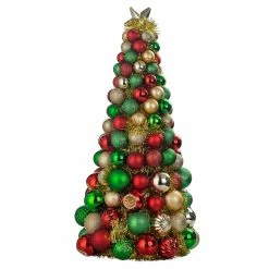Coupon β 22" Red, Green & Gold Ornament Tree by Ashland® β€οΈ