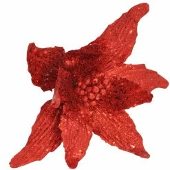 New 😀 Red Poinsettia Pick by Ashland® ✔️ -Christmas Shop 10700091 3