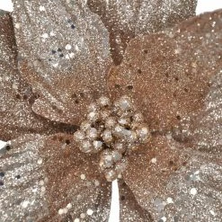 Flash Sale 🛒 Assorted Glitter Poinsettia Pick by Ashland® 🧨 -Christmas Shop 10700096 5