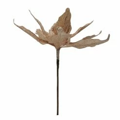 Flash Sale 🛒 Assorted Glitter Poinsettia Pick by Ashland® 🧨 -Christmas Shop 10700096 9