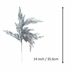 Best Sale ✔️ Silver Glitter Cedar Pick by Ashland® 👍 -Christmas Shop 10700103 3