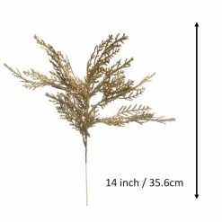 Outlet 🔥 Gold Glitter Cedar Pick by Ashland® ⌛ -Christmas Shop 10700109 3