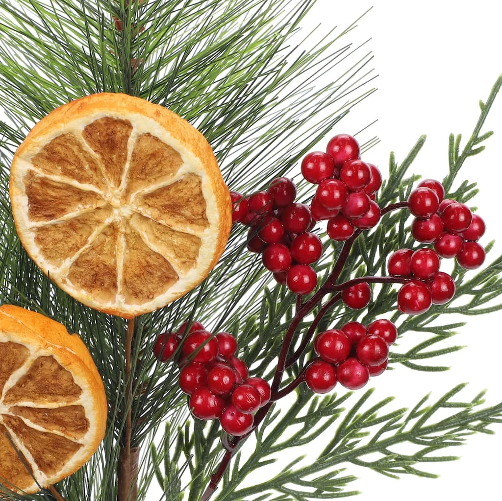 Best Sale 👍 Green Pine, Orange & Berry Pick by Ashland® 🌟 4 Best Sale 👍 Green Pine, Orange & Berry Pick by Ashland® 🌟 - Image 2