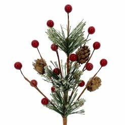 Promo 🎁 Red Berry & Snowy Cashmere Pine Pick by Ashland® 💯 -Christmas Shop 10700120 2
