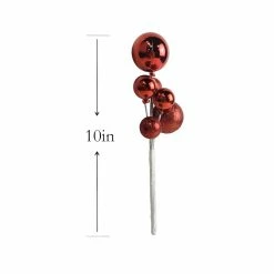 Deals ⭐ Red Ball Ornament Pick by Ashland® 👍 -Christmas Shop 10700128 3