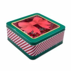 Buy ⭐ 7.5" Red Bow Tin by Celebrate It™ 🎅 Christmas 🎉 -Christmas Shop 10700226 3