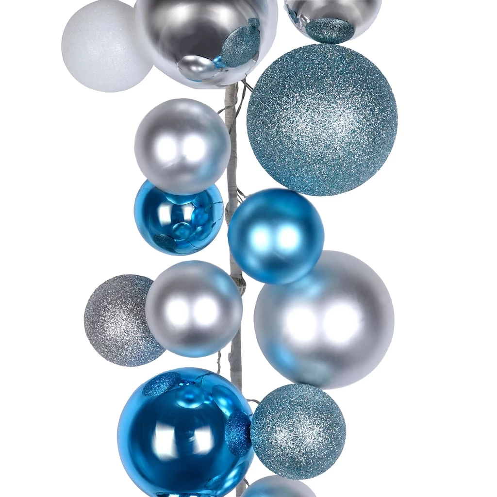 Top 10 π€© 6ft. Blue & Silver Ball Ornament Garland by Ashland® π 3 Top 10 π€© 6ft. Blue & Silver Ball Ornament Garland by Ashland® π