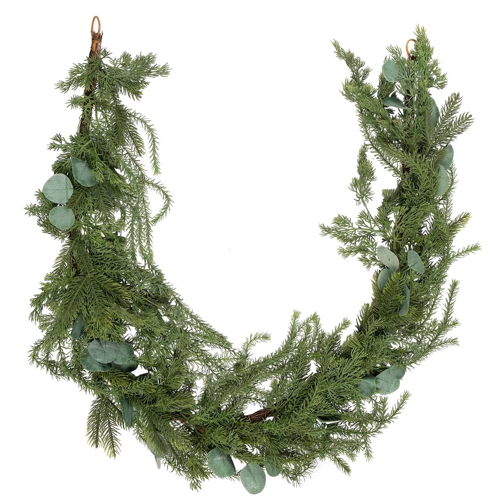 Promo π 6ft. Pine & Eucalyptus Garland by Ashland® π 4 Promo π 6ft. Pine & Eucalyptus Garland by Ashland® π - Image 2