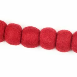 Best Sale 🎁 6ft. Red Felt Pom Pom Garland by Ashland® 👏 -Christmas Shop 10700511 2