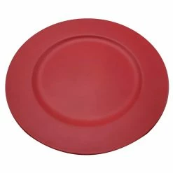 Promo 🤩 13" Red 🎄 Christmas Chargers by Celebrate It™, 6ct. ✔️ -Christmas Shop 10700534 2