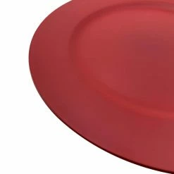 Promo 🤩 13" Red 🎄 Christmas Chargers by Celebrate It™, 6ct. ✔️ -Christmas Shop 10700534 4