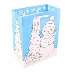 Outlet 🛒 Medium Color Snowman & Train Gift Bags, 2ct. by Celebrate It™ 🎅 Christmas 🧨 -Christmas Shop 10700553 3