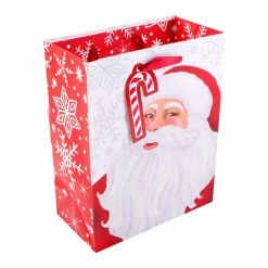Outlet 😀 Christmas Stripe & Santa Claus Gift Bags by Celebrate It™, 2ct. 🥰 -Christmas Shop 10700561 3