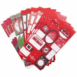 Promo 😀 Red Holiday Sticker Gift Tags by Celebrate It™ 🎄 Christmas ✨ -Christmas Shop 10700563 3