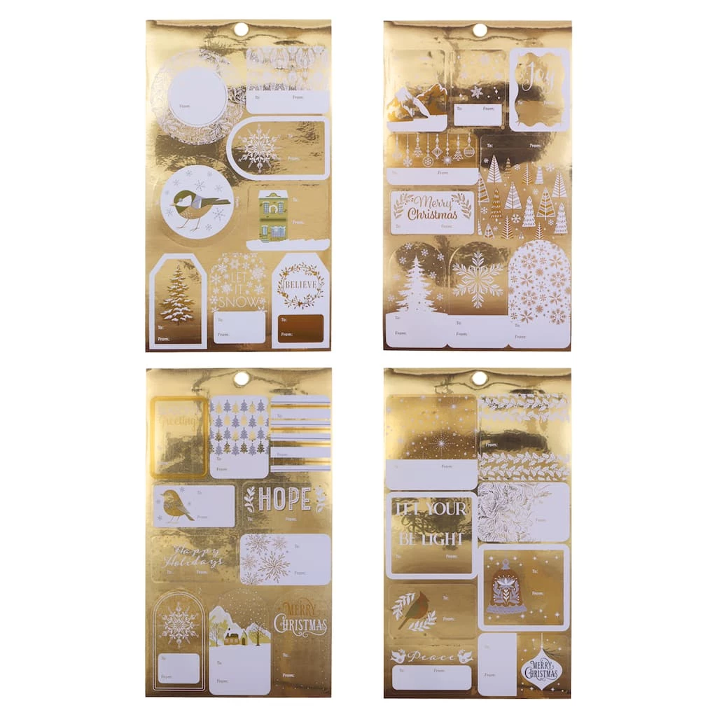 Coupon π― Gold Foil Sticker Gift Tags by Celebrate It™ π Christmas 𧨠4 Coupon π― Gold Foil Sticker Gift Tags by Celebrate It™ π Christmas 𧨠- Image 2