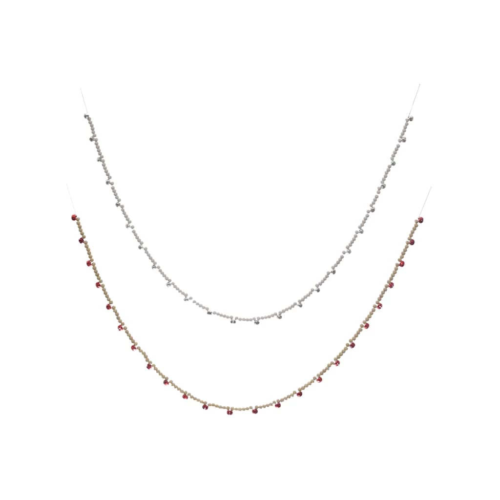 Buy π Assorted 6ft. Beaded Garland with Bells by Ashland® β€οΈ 3 Buy π Assorted 6ft. Beaded Garland with Bells by Ashland® β€οΈ