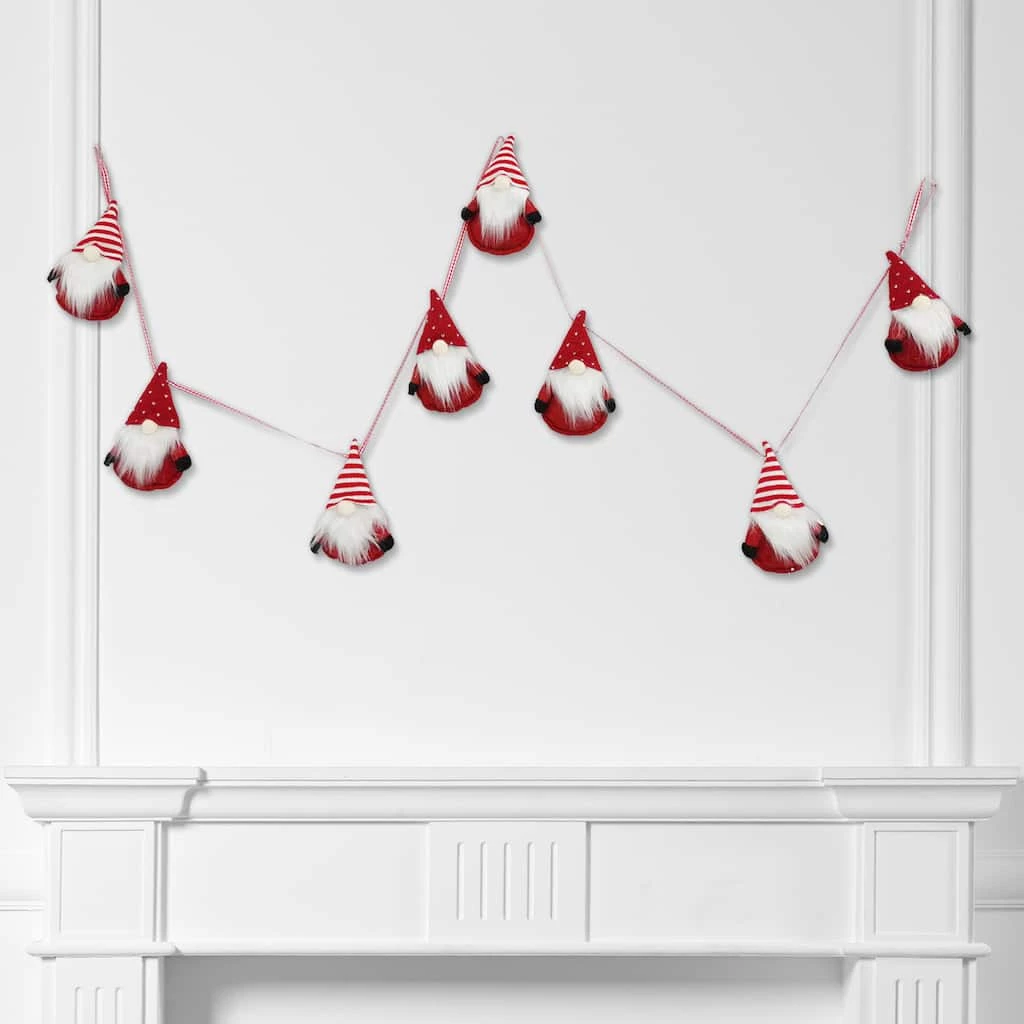 Top 10 π― 6ft. Red & White Gnome Garland by Ashland® π€© 5 Top 10 π― 6ft. Red & White Gnome Garland by Ashland® π€© - Image 3