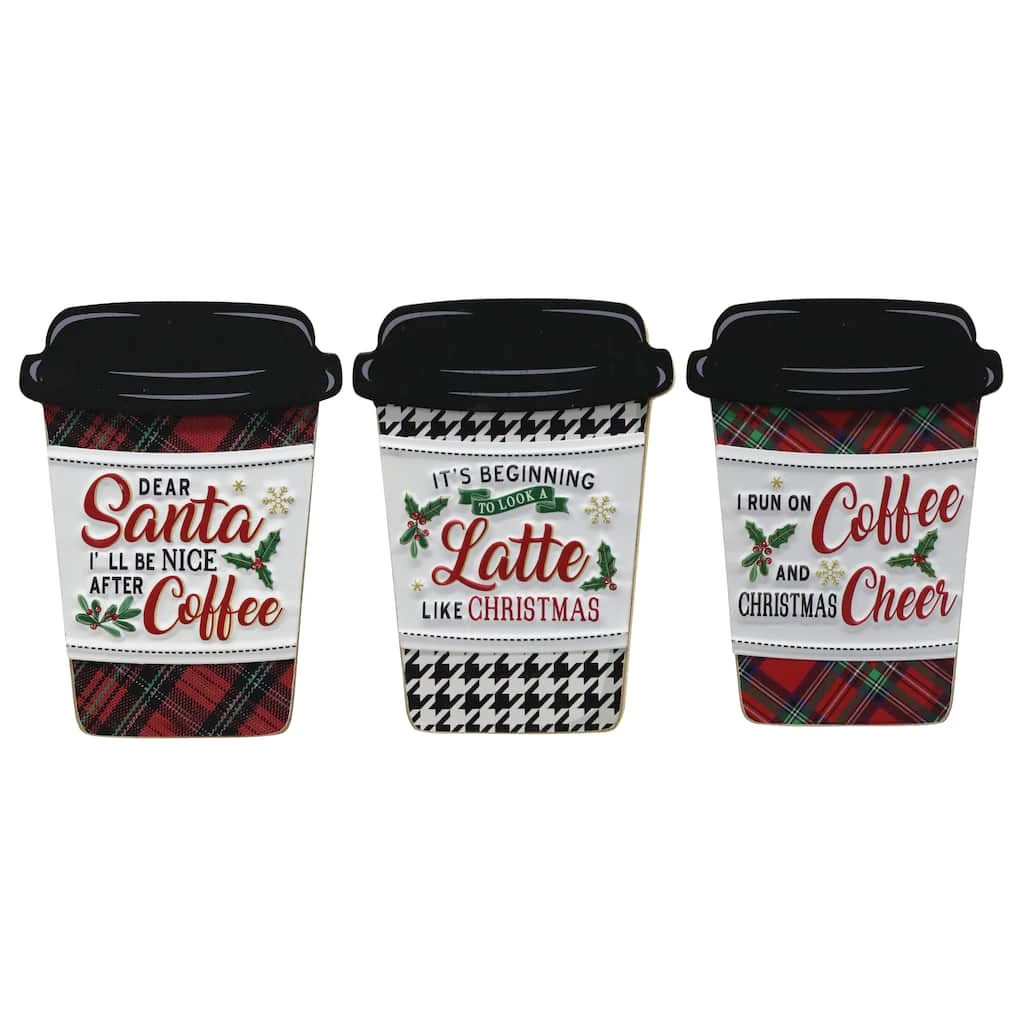 Outlet π Assorted 7.8" Coffee Cup Tabletop Sign by Ashland® π― 3 Outlet π Assorted 7.8" Coffee Cup Tabletop Sign by Ashland® π―