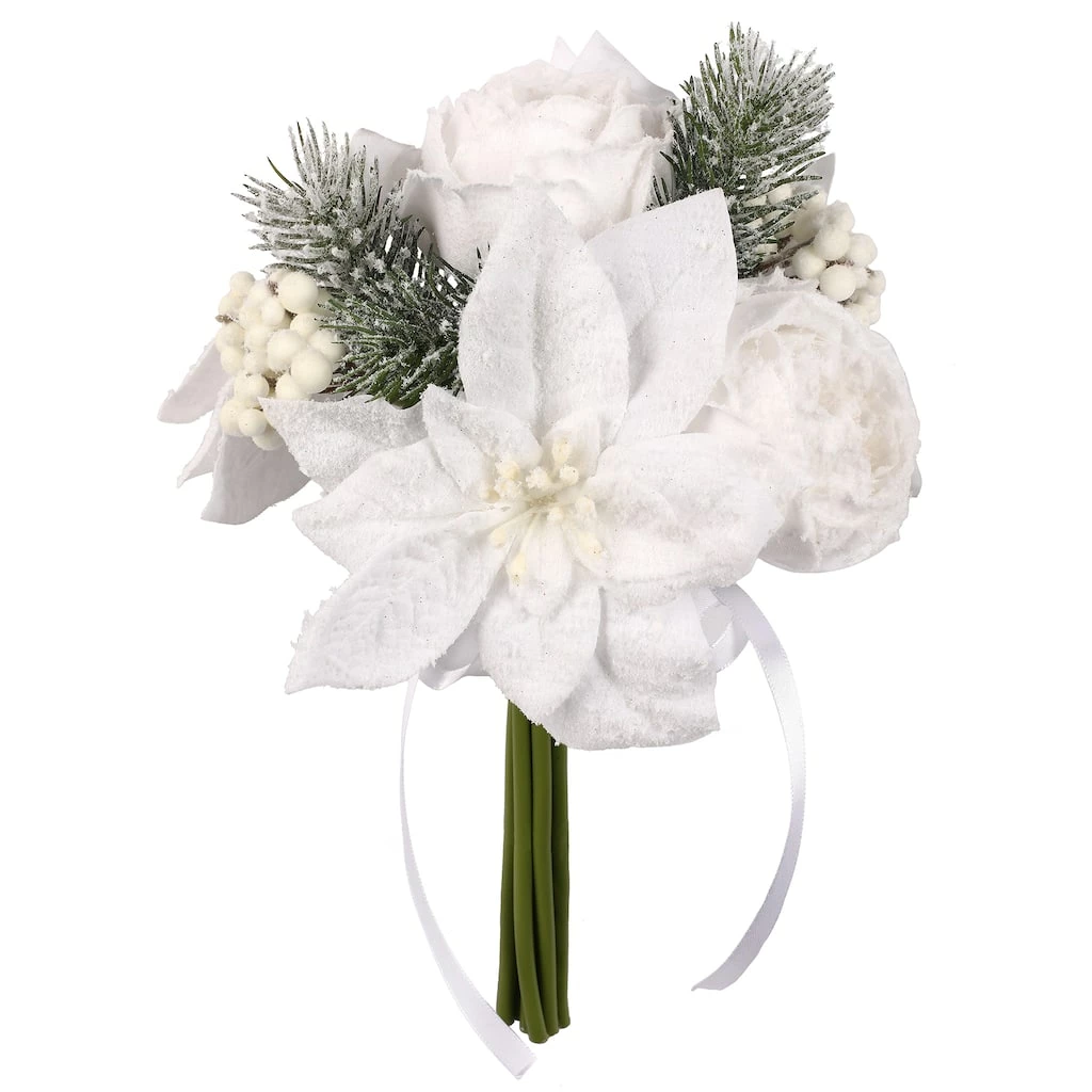 Wholesale π White Poinsettia & Hydrangea Bundle by Ashland® π 3 Wholesale π White Poinsettia & Hydrangea Bundle by Ashland® π