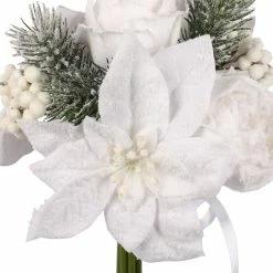 Wholesale π White Poinsettia & Hydrangea Bundle by Ashland® π 5 Wholesale π White Poinsettia & Hydrangea Bundle by Ashland® π -Christmas Shop 10700720 2