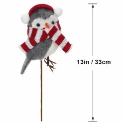 Wholesale 💯 Assorted Owl in Hat & Scarf Pick by Ashland® 😀 -Christmas Shop 10700726 4