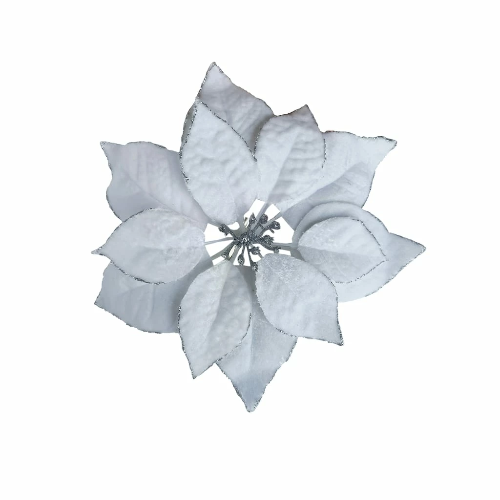 New β¨ White Poinsettia Accent Clip by Ashland® π 3 New β¨ White Poinsettia Accent Clip by Ashland® π