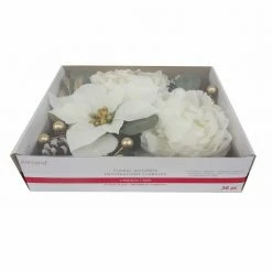 Best deal ⭐ White Poinsettia & Peony Accents by Ashland® 🛒 -Christmas Shop 10700754 4