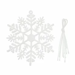 Promo 🔥 4'' Mini White Snowflake Accents, 6ct. by Ashland® 🎉